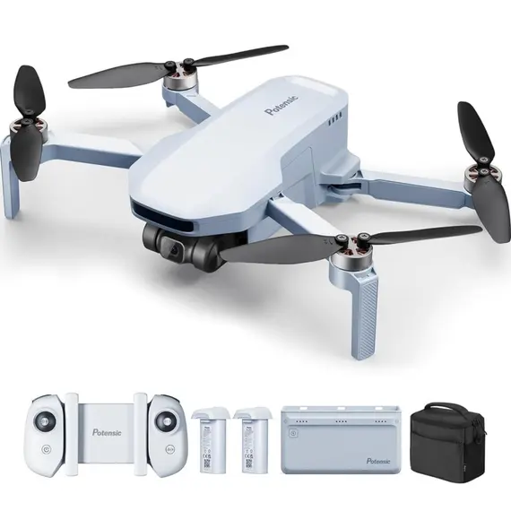 დრონი Potensic Drone ATOM SE (Expansion Kit) 3 batteries in total Grey - Primestore.ge