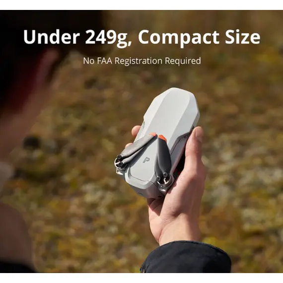 დრონი Potensic ATOM 2 Screen Remote (Fly More Combo) AI Tracking Grey - Primestore.ge