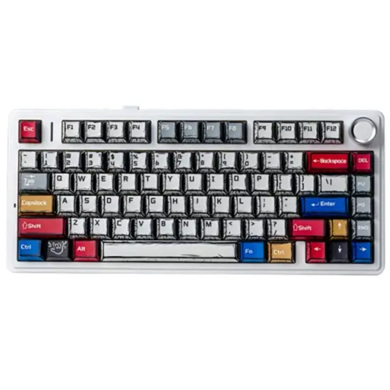 კლავიატურა AULA F75 Wireless Mechanical Keyboard Comics Keycap (Reaper Switch) - Primestore.ge