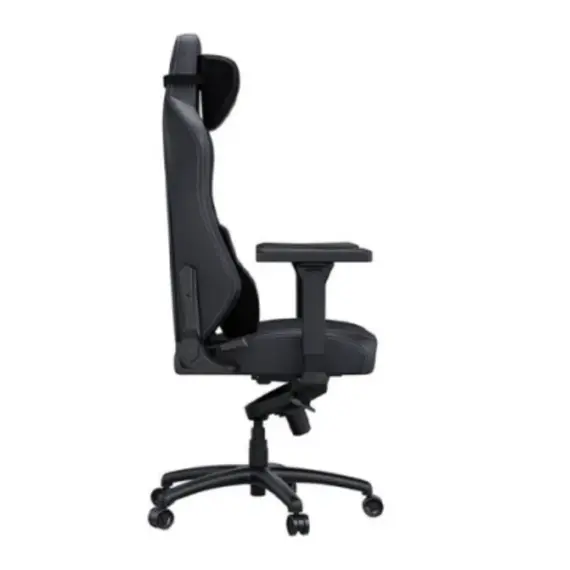 სათამაშო სავარძელი AndaSeat Chair Phantom 3 XL, PVC leather, 4D-Armrests, black - Primestore.ge