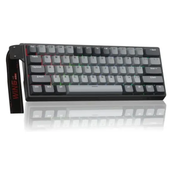 კლავიატურა AULA WIN60 HE Pro RGB Mechanical Keyboard Light Grey/Dark Grey (Meteor Magnetic Switch) - Primestore.ge