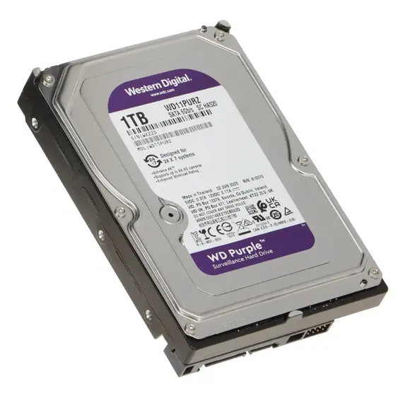 მყარი დისკი Western Digital 1TB PURPLE WD11PURZ - Primestore.ge