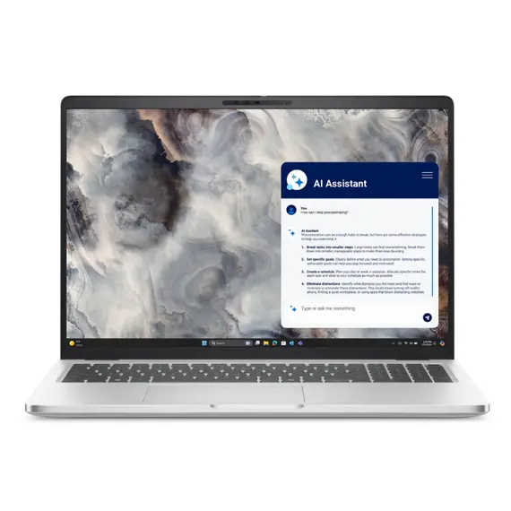 ნოუთბუქი DELL Pro 15 Essential 15.6" FHD AG, Intel i7-1355U, 16GB, F512GB, UMA, Lin, silver - Primestore.ge