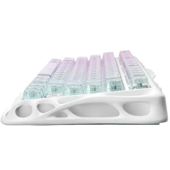 კლავიატურა GravaStar Mercury K1 Lite 80keys, GravaStar x BSUN Grey, BT/WL/USB, RGB, Crystal Aurora - Primestore.ge