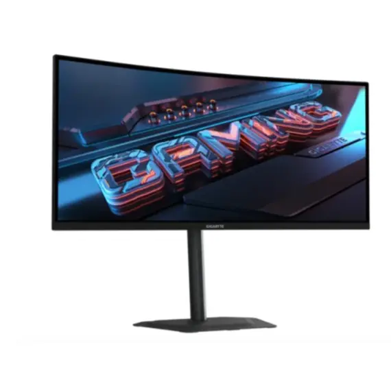 მონიტორი Gigabyte G34WQC2 34" WQHD VA 200Hz 1ms 2xHDMI 2xDP Built-in Speaker Black - Primestore.ge
