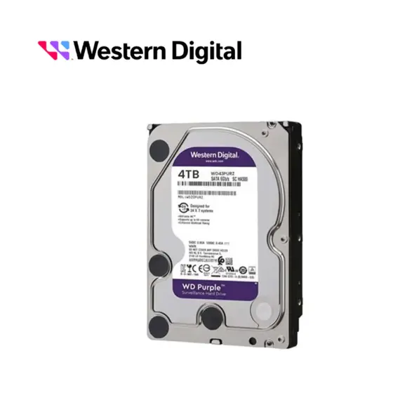 მყარი დისკი HDD WD 4TB PURPLE WD43PURZ - Primestore.ge