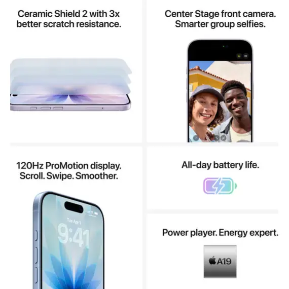 მობილური ტელეფონი Apple IPhone 17 256GB Lavender eSIM - Primestore.ge