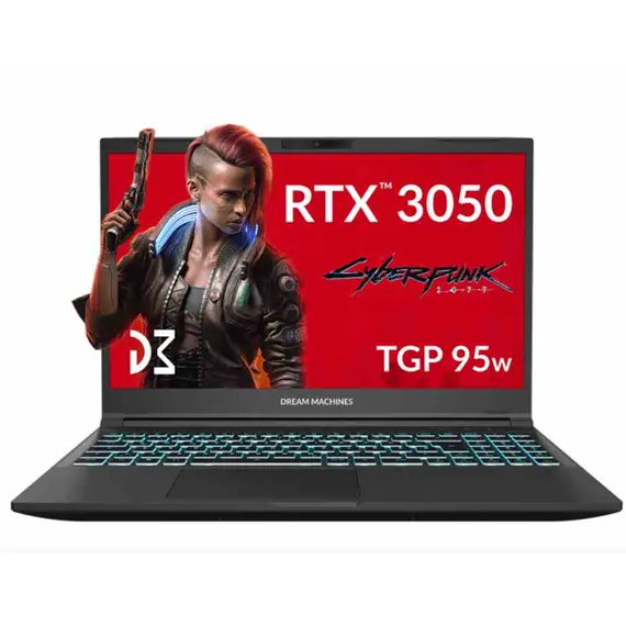 ნოუთბუქი Machines Notebook RG3050-15 15.6FHD IPS, Intel i5-13420H, 16GB, F512GB, NVD3050-4, DOS, black - Primestore.ge