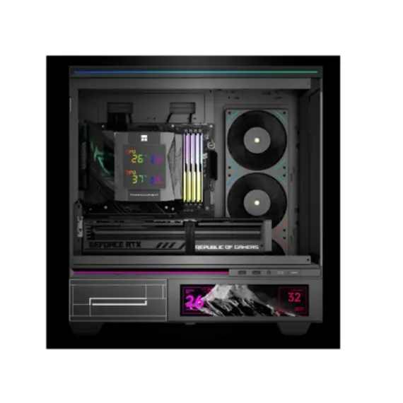 ქულერი THERMALRIGHT Royal Knight 120 Digital BLACK CPU Universal Cooler - Primestore.ge