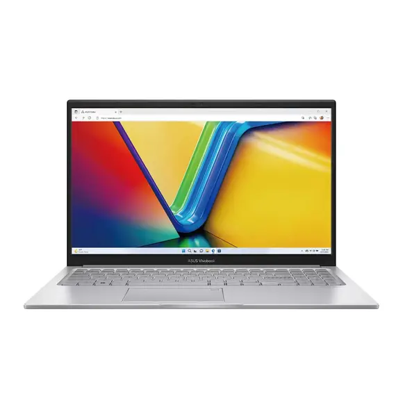 ნოუთბუქი Asus Vivobook F1504VAP-IH79T | i7-150U | 16GB | 1TB SSD | 15.6" Touch | WIN11 | Cool Silver | 90NB13Y2-M00980 - Primestore.ge