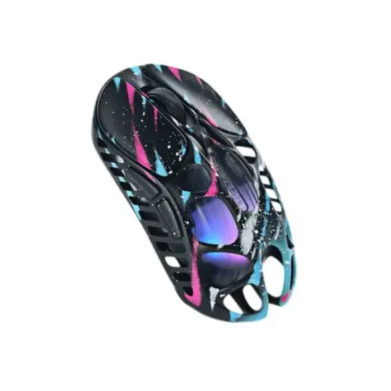 მაუსი GravaStar Mercury X Pro, 8K, BT/WL/USB-A, RGB, Neon Graffiti - Primestore.ge