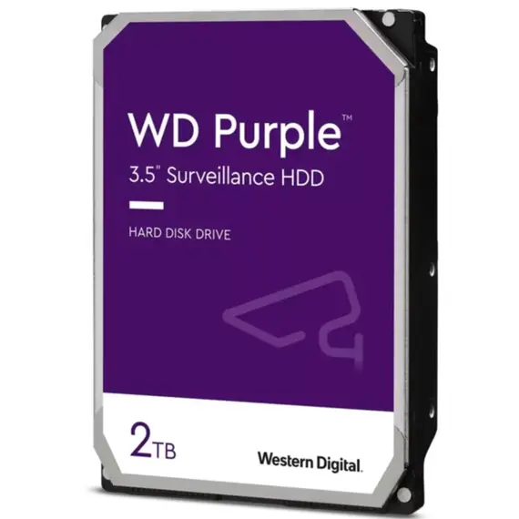მყარი დისკი HDD WD 2TB PURPLE WD23PURZ - Primestore.ge