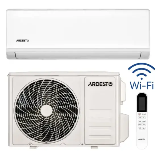 კონდიციონერი ARDESTO CoolAirLite 25m2 on/off 9000BTU 2.5kW A/A -7°С R32 white - Primestore.ge