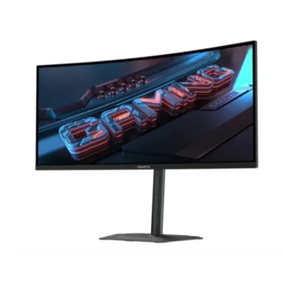 მონიტორი Gigabyte G34WQC2 34" WQHD VA 200Hz 1ms 2xHDMI 2xDP Built-in Speaker Black - Primestore.ge