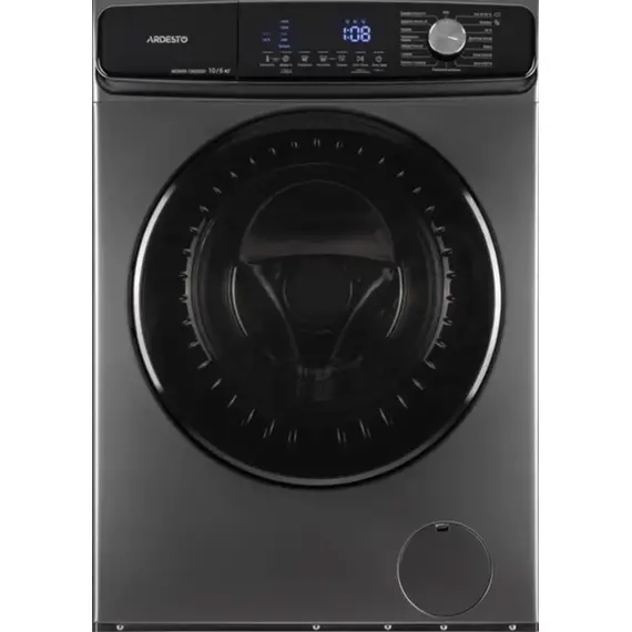 სარეცხი მანქანა საშრობით ARDESTO front load Black Mars, 10(6)kg, 1400, A+++, 60cm, display, steam, inverter, silver - Primestore.ge