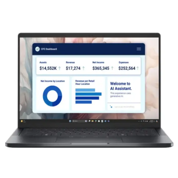 ნოუთბუქი DELL Pro 14 Premium 14" FHD+ AG, Intel U7-268V, 32GB, F512GB, UMA, Win11P, black - Primestore.ge
