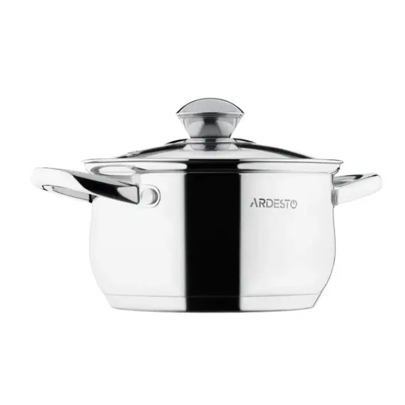 ქვაბების ნაკრები Ardesto Cookware set  Gemini Gourmet Varese, 10 pcs., stainless steel - Primestore.ge
