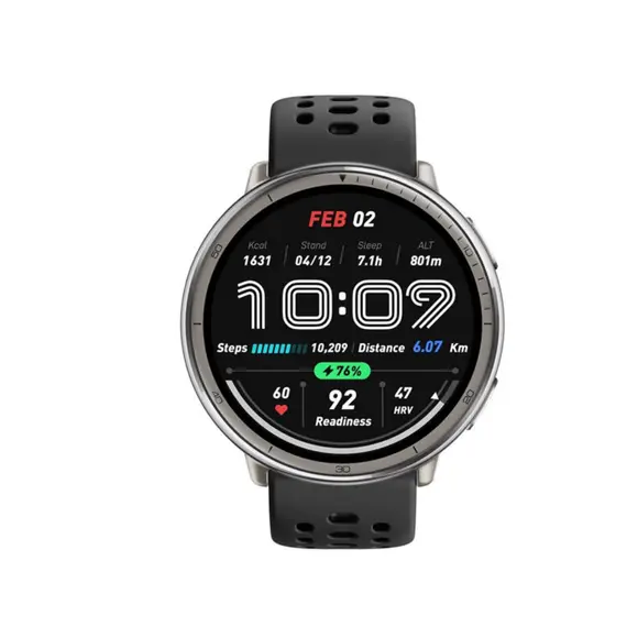 სმარტ საათი Xiaomi Amazfit Active 2 Sport Silicone Black - Primestore.ge