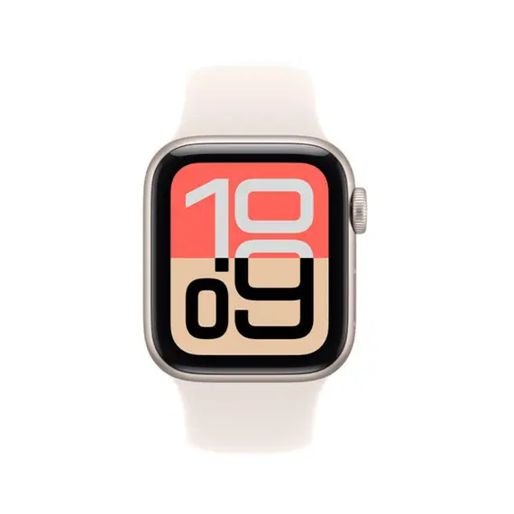 სმარტ საათი Apple Watch SE 3 GPS 40mm Starlight Aluminium Case With Starlight Sport Band MEH54 S/M - Primestore.ge