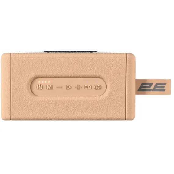 დინამიკი 2E SoundLegend Mini 40W, BT 5.3, TWS, FLAC, MP3, WAV, EQ, Power Bank, IPX6, Brown - Primestore.ge