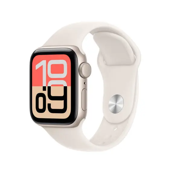 სმარტ საათი Apple Watch SE 3 GPS 40mm Starlight Aluminium Case With Starlight Sport Band MEH54 S/M - Primestore.ge