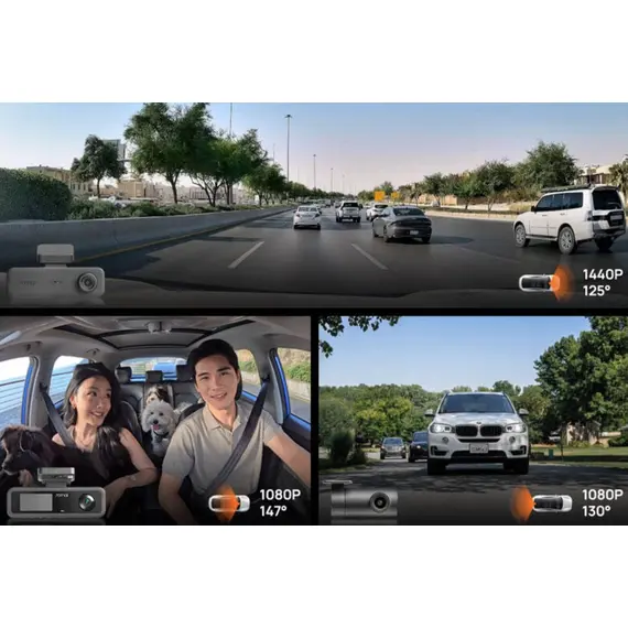 ექშენ კამერა Xiaomi 70mai Dash Cam T400-1 set - Primestore.ge