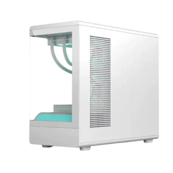 კომპიუტერის ქეისი Golden Field Lantau Lite 360 6x120mm ARGB Fans Mid Tower White - Primestore.ge