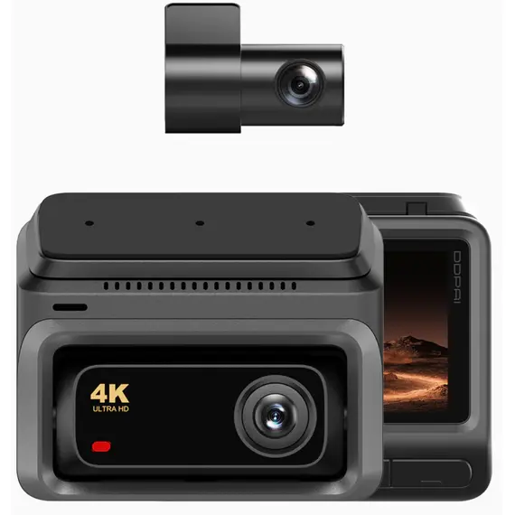 მანქანის ვიდეო რეგისტრატორი DDPAI Z60 2026 4K Dashcam 140°, WIFI GPS, Bluetooth Front and Rear Cam, Car Video Recorder, Black - Primestore.ge