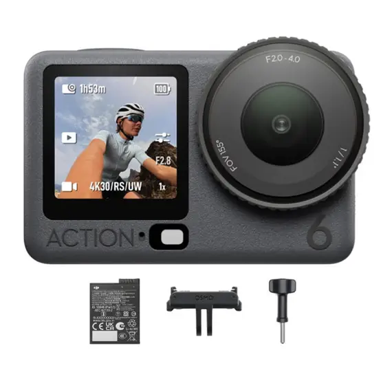 ვიდეო კამერა DJI Osmo Action 6 Standard Combo - Primestore.ge