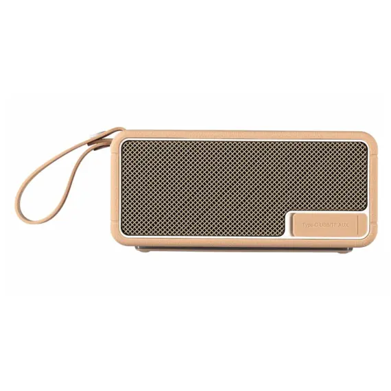 დინამიკი 2E SoundLegend 80W, BT 5.3, TWS, FLAC, MP3, WAV, EQ, Power Bank, IPX6, RGB, Brown - Primestore.ge