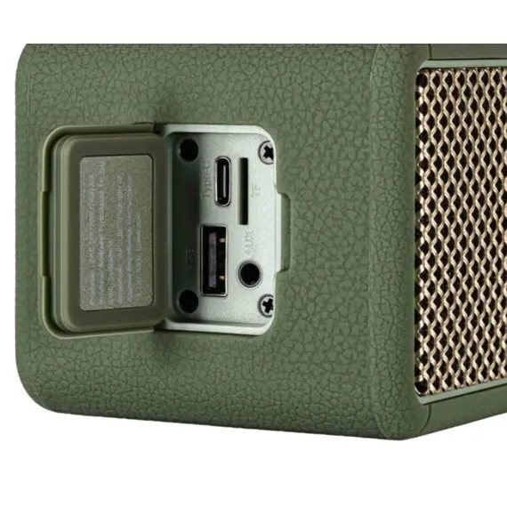 დინამიკი 2E SoundLegend Mini 40W, BT 5.3, TWS, FLAC, MP3, WAV, EQ, Power Bank, IPX6, Green - Primestore.ge