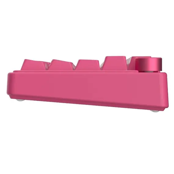 კლავიატურა Royal Kludge RKR65-BR-XH RGB Mechanical Keyboard, Cream Switch, Hot Swappable, Wired, USB, Berry Red - Primestore.ge