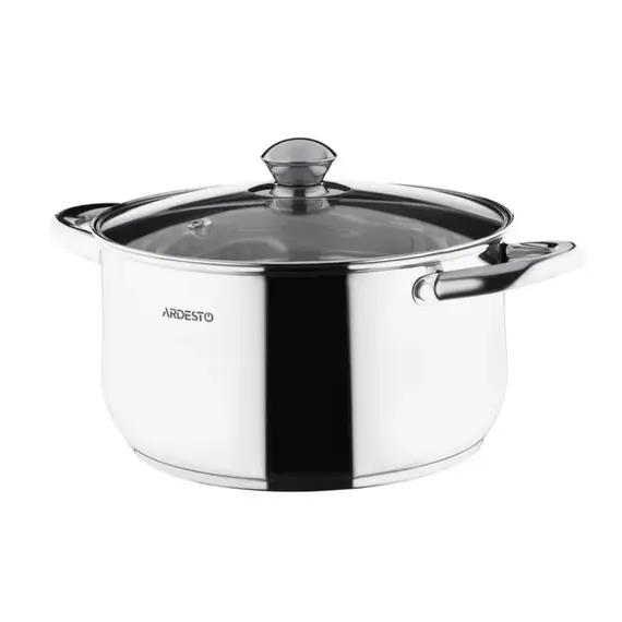 ქვაბების ნაკრები Ardesto Cookware set  Gemini Gourmet Varese, 10 pcs., stainless steel - Primestore.ge