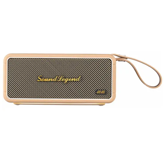 დინამიკი 2E SoundLegend 80W, BT 5.3, TWS, FLAC, MP3, WAV, EQ, Power Bank, IPX6, RGB, Brown - Primestore.ge