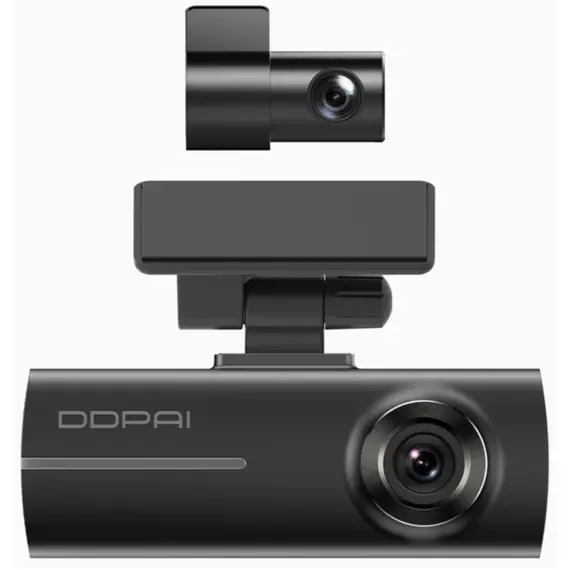 მანქანის ვიდეო რეგისტრატორი DDPAI N1 Dual 1296P FHD Dash Cam 135°, WIFI Front and Rear Cam, Car Video Recorder, Black - Primestore.ge