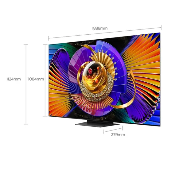 ტელევიზორი TCL 85C7L 4K Google TV; Airplay2; 144Hz SQD- MINI LED 2026 - Primestore.ge