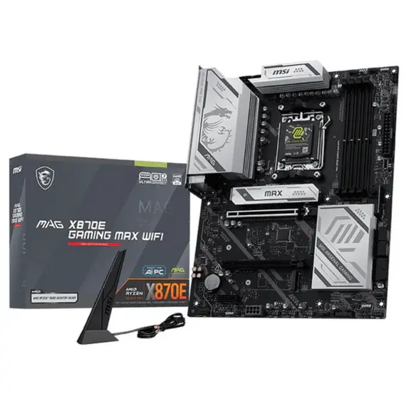 დედა დაფა MSI Motherboard MAG X870E GAMING MAX WIFI sAM5 X870E 4xDDR5 M.2 HDMI Wi-Fi BT ATX - Primestore.ge
