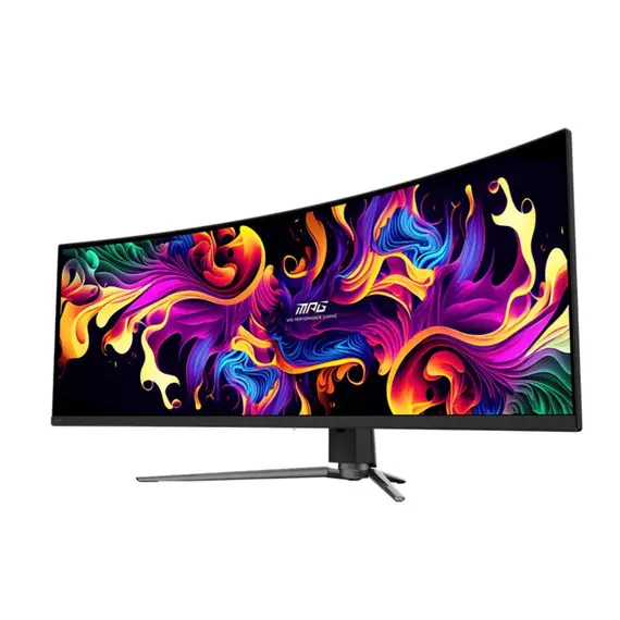 მონიტორი MSI Monitor 49" MPG 491CQP 2xHDMI, DP, USB-C, 2xUSB, QD-OLED, 5120x1440, 32:9, 144Hz, 0.03ms, sRGB 146%, CURVED - Primestore.ge