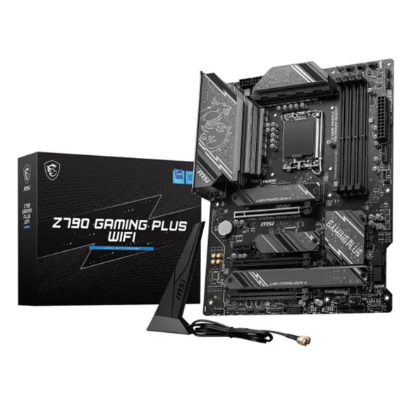 დედა დაფა MSI Motherboard Z790 GAMING PLUS WIFI s1700 Z790 4xDDR5 HDMI DP Wi-Fi BT ATX - Primestore.ge