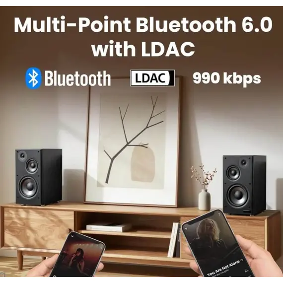დინამიკი Edifier R2750DB MKII, 144W, HDMI eARC, Optical, Coaxial, Line In, Bluetooth, Powered Bookshelf Speakers, Black - Primestore.ge