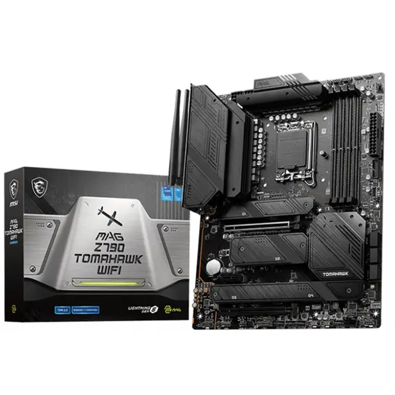 დედა დაფა MSI Motherboard MAG Z790 TOMAHAWK WIFI s1700 Z790 4xDDR5 M.2 HDMI DP Wi-Fi BT ATX - Primestore.ge
