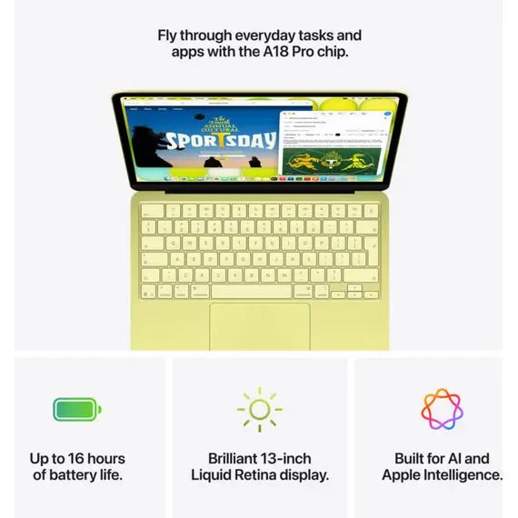 ნოუთბუქი Apple MacBook Neo 13" MHFA4RU/A Silver - Primestore.ge