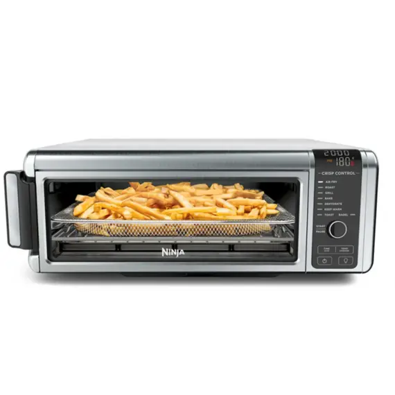 ელექტრო ღუმელი Ninja SP101EU, 2400W, 8in1 Flip Mini Oven, Black/Silver - Primestore.ge
