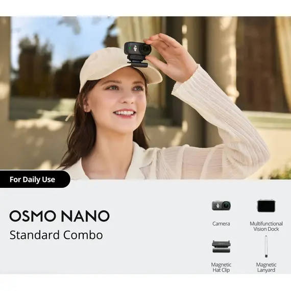 ვიდეო კამერა DJI Osmo NANO (128GB) - Primestore.ge