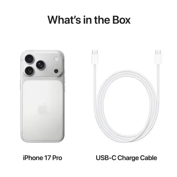 მობილური ტელეფონი Apple IPhone 17 Pro 256GB Silver/D - Primestore.ge