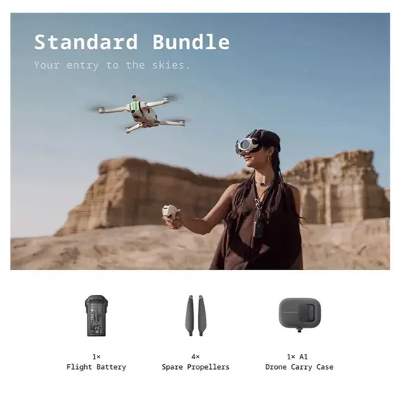 დრონი Insta360 ANTIGRAVITY A1 Standard Bundle - Primestore.ge
