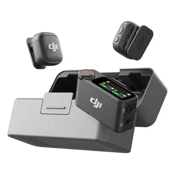მიკროფონი DJI Mic 3 (2 TX + 1 RX + Charging Case) - Primestore.ge