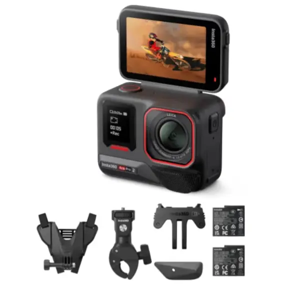 ვიდეო კამერა Insta360 Ace Pro 2 Motorcycle Bundle - Primestore.ge