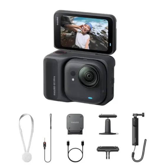 ვიდეო კამერა Insta360 GO Ultra Creator Bundle (Midnight Black) - Primestore.ge