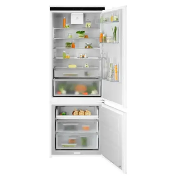 ჩასაშენებელი მაცივარი Electrolux ENA7TE75S BI Bottom-Freezer 188.4x69.6x54.9 376 LT TwinTech Total No Frost White - Primestore.ge